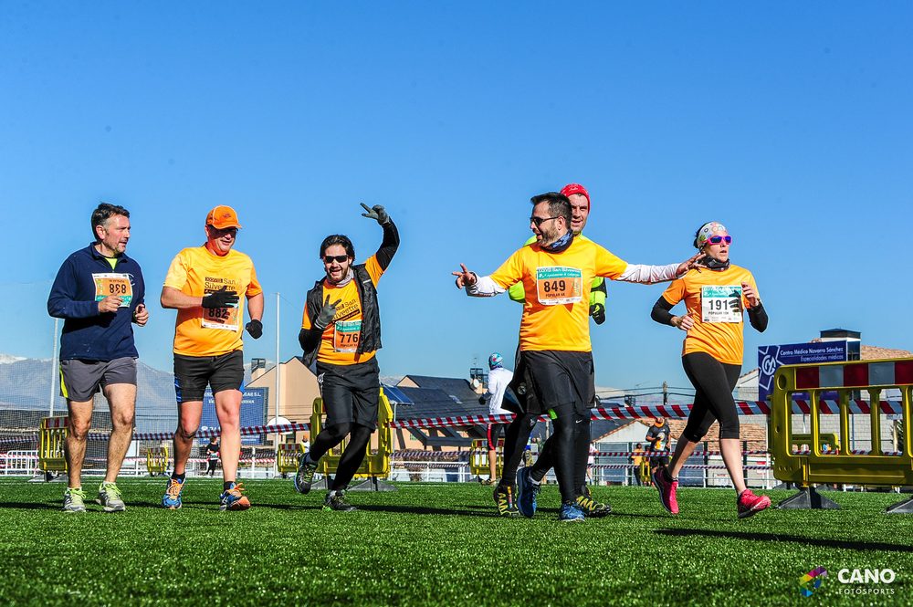 Participantes durante la carrera